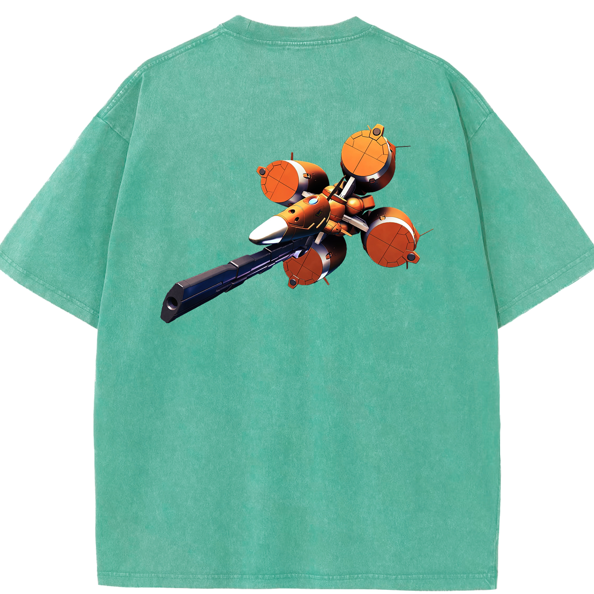 （画像用） 機動戦士ガンダム Mobile Suit Gundam 綿100% ヴィンテージ風 半袖Tシャツ（背面プリント）